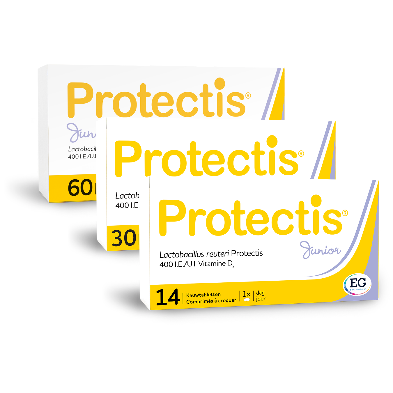 Protectis® Junior est un complément alimentaire adapté dès l'âge de 3 ans.