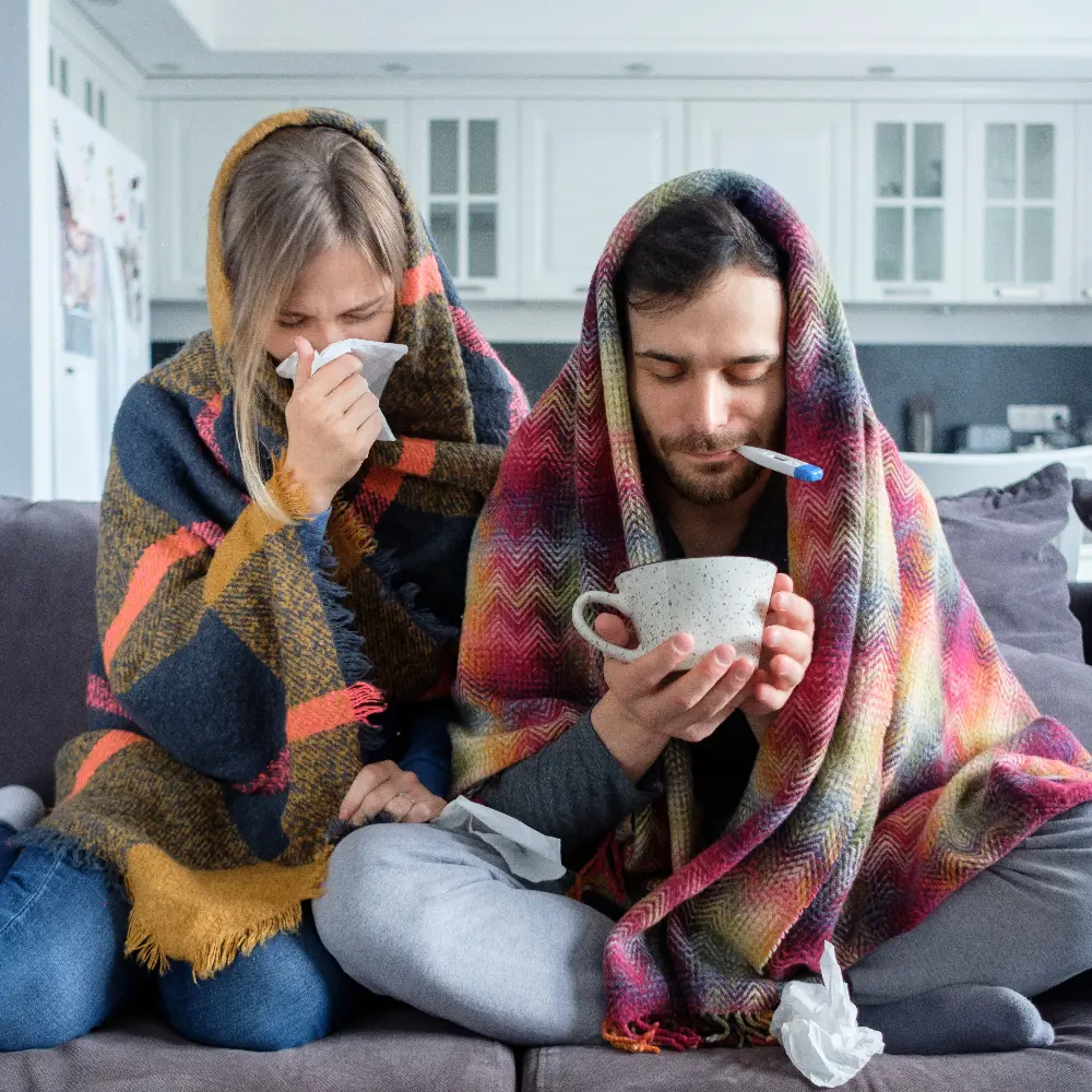 Last van een verkoudheid of griep?